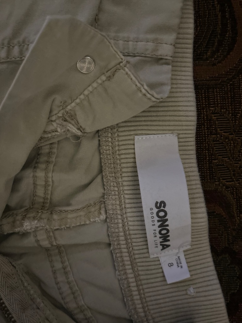 Sonoma Kids Light Khaki Shorts - Neutral Beige